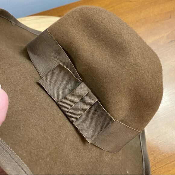 Banana Republic Safari & Travel Co. Vintage 100%‎ Wool Fedora Hat Indiana Jones main image 8